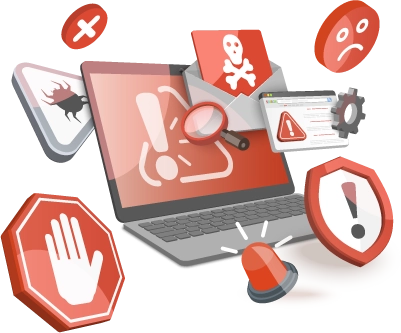 多発する「人」を狙うサイバー脅威画像